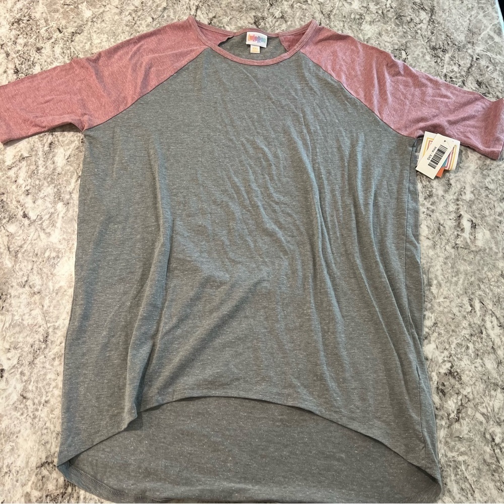 LuLaRoe Irma size XXS gray pink new with tags